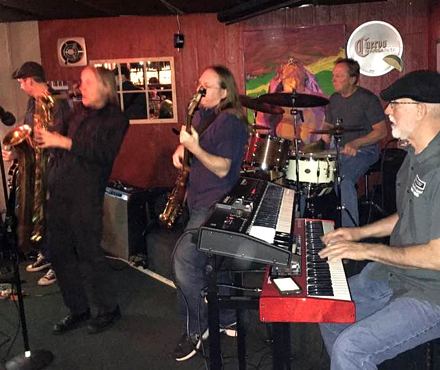 L to R, Kevin Selfe, Pete Moss, Jonathan Chase, Don Schultz and Dennis Lusk